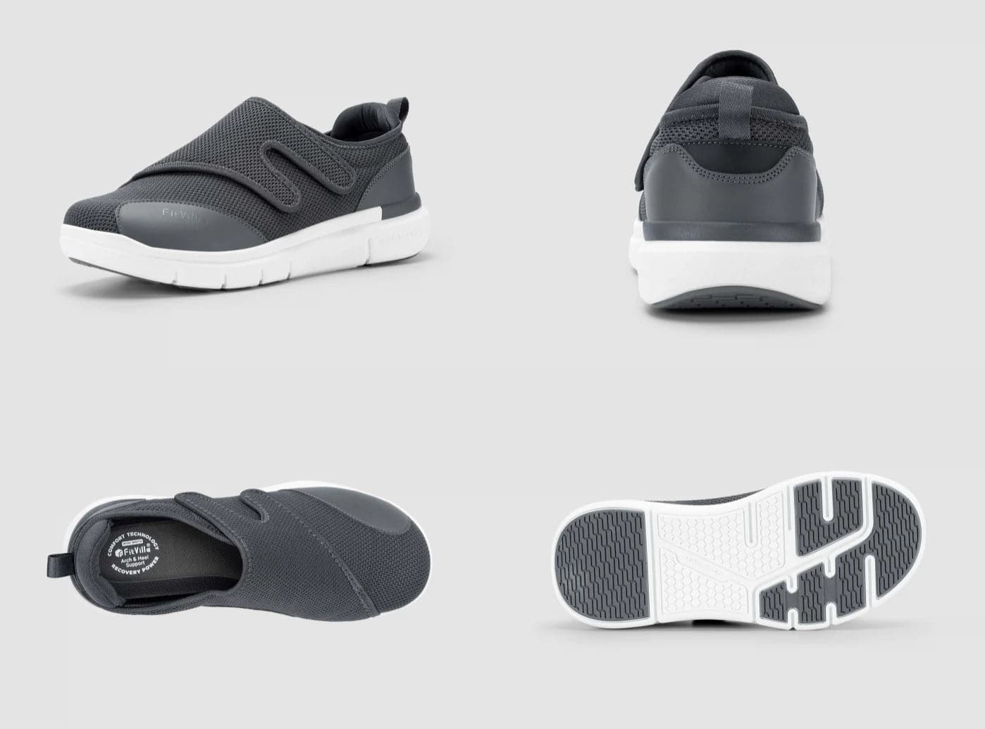 Heavy Men's EasyTop Shoes - FitVille V1 - BESTSELLER