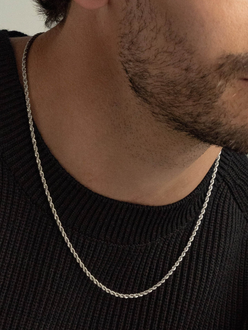 ROPE CHAIN 3MM | UNISEX | SILVER