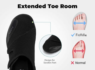 Heavy Men's EasyTop Shoes - FitVille V1 - BESTSELLER
