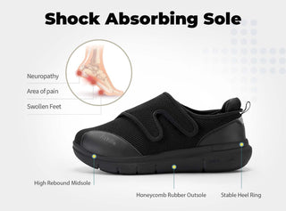 Heavy Men's EasyTop Shoes - FitVille V1 - BESTSELLER