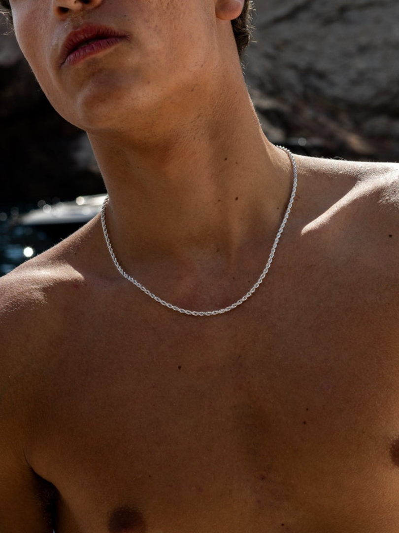 ROPE CHAIN 3MM | UNISEX | SILVER