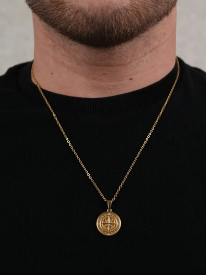 COMPASS PENDANT | UNISEX | SILVER