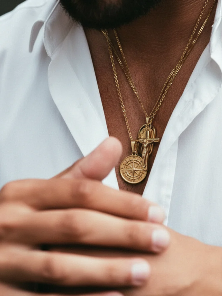 COMPASS PENDANT | UNISEX | SILVER