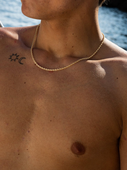 ROPE CHAIN 3MM | UNISEX | SILVER