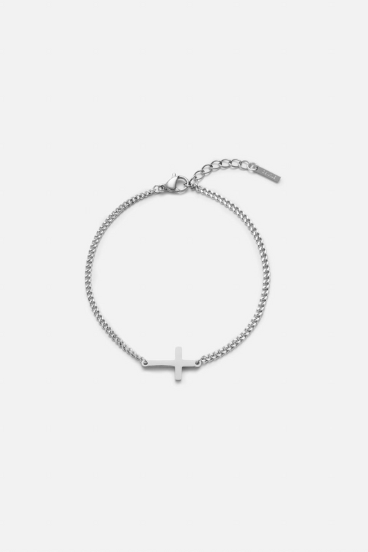 CROSS BRACELET UNISEX | SILVER | BESTSELLER