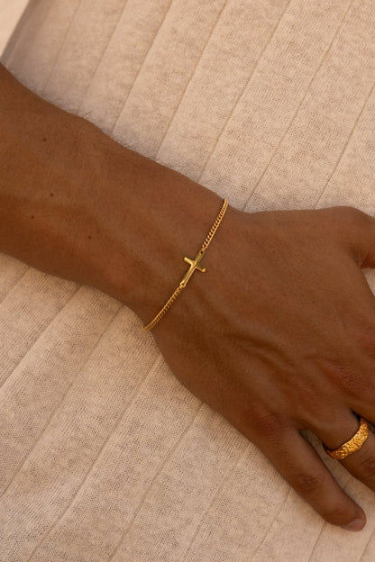 CROSS BRACELET UNISEX | SILVER | BESTSELLER