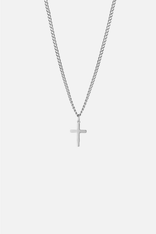 CROSS NECKLACE | SILVER | UNISEX