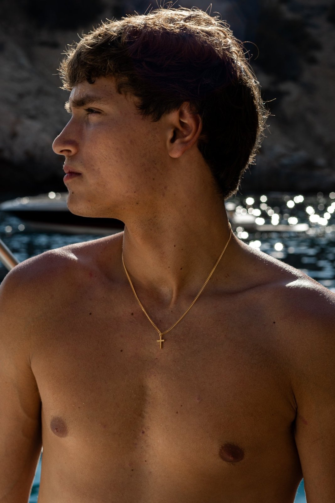 CROSS NECKLACE | GOLD | UNISEX