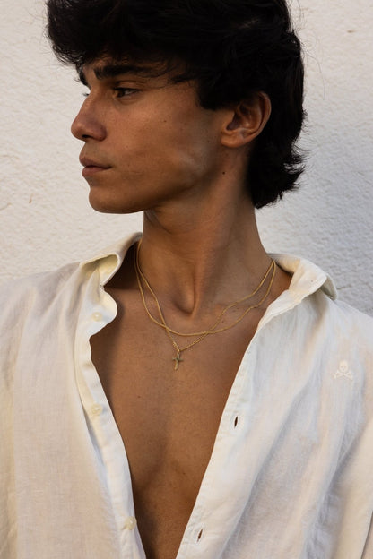 CROSS NECKLACE | GOLD | UNISEX