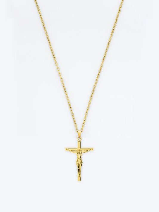 CRUCIFIX CHAIN | GOLD | UNISEX
