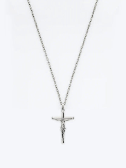 CRUCIFIX CHAIN | SILVER | UNISEX