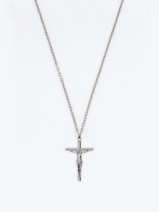 CRUCIFIX CHAIN | SILVER | UNISEX
